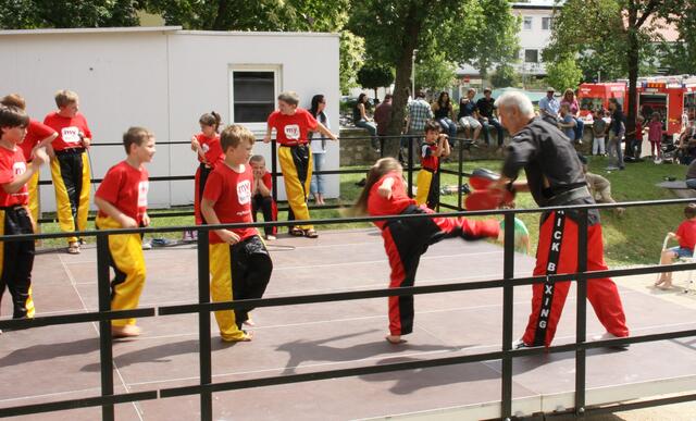 Vorführung am Kinder- und Familienfest (Rain)