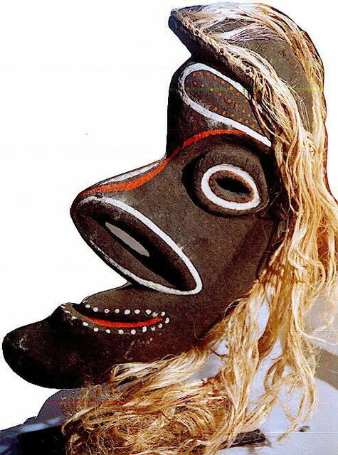 Vanuatu (neue Hebriden) Mondmaske