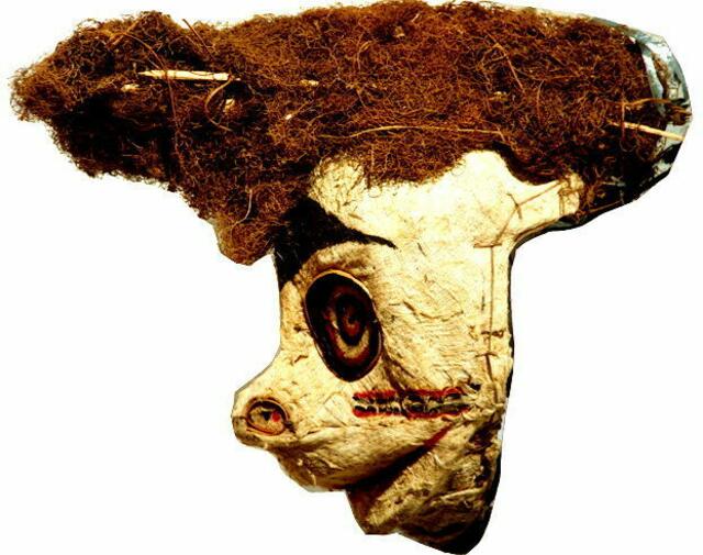 Feuertanzmaske der Baining, Neubritannien