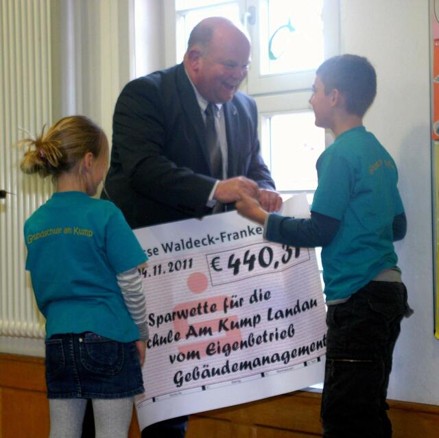 Glückwunsch zu einer tollen Leistung, die 440 Euro für die Schule bringt.