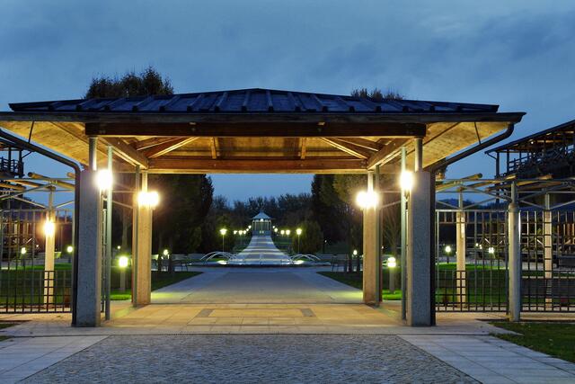 Pavillon an den Gradierwerken