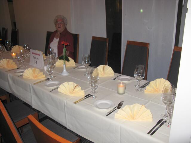 Bald ging es los zum Buffet.