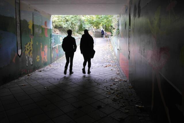 Fußgängertunnel zwischen Innenstadt und Obermaintherme