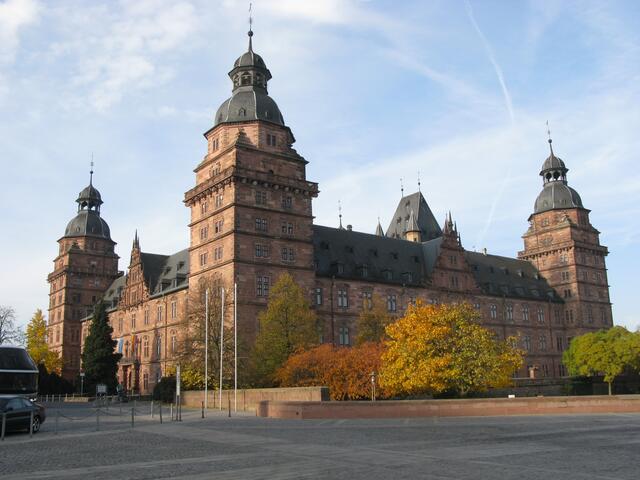 Das Schloss von Aschaffenburg.