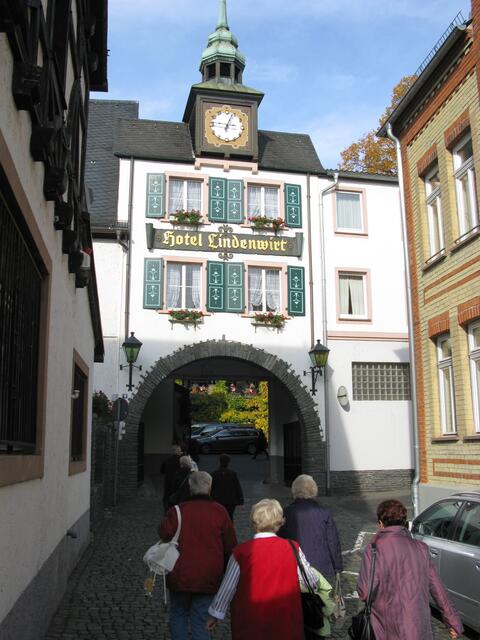Hotel Lindenwirt von der Rückseite.