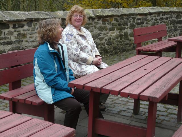 Und in der Pause - Luft schnappen!