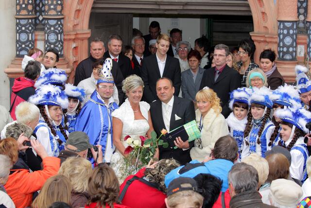 Ehepaar und Prinzenpaar