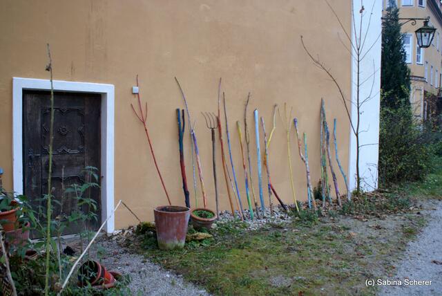 Spätherbst-Impressionen auf Schloss Blumenthal (Bayern) am 13.11.2011
