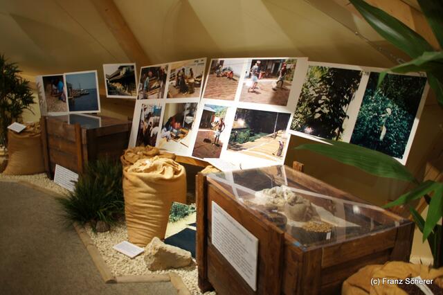 Das Mercateum in Königsbrunn. Auf fünf Ebenen werden die Stationen des Welthandels dokumentiert