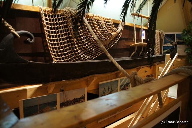 Das Mercateum in Königsbrunn. Auf fünf Ebenen werden die Stationen des Welthandels dokumentiert