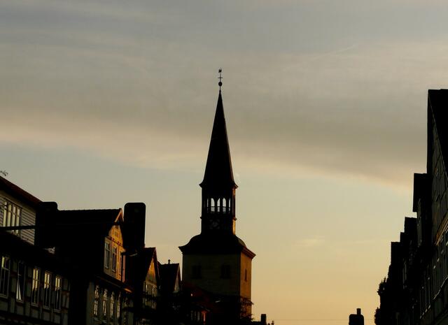 Abendstimmung in Burgdorf.