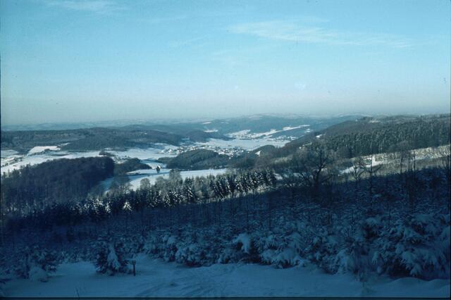 Auch im Winter Weitblick in`s Hinterland