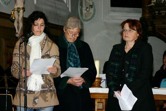 Inge Sitte, Helga Hafner und Dr. Sabine Lutz lesen "Freut euch" - Gedanken aus Jesaia