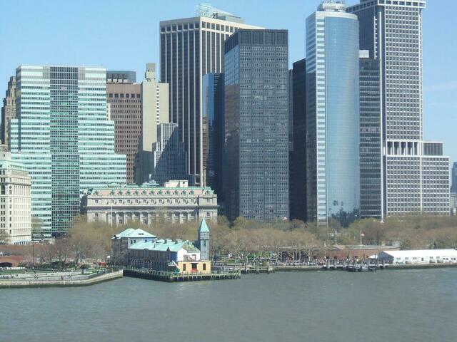 Die Südspitze von manhattan: Battery Park/Castle Clinton