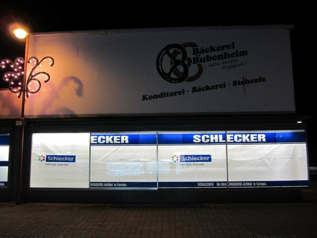 Schlecker am 5.12. gegen 17:45 Uhr