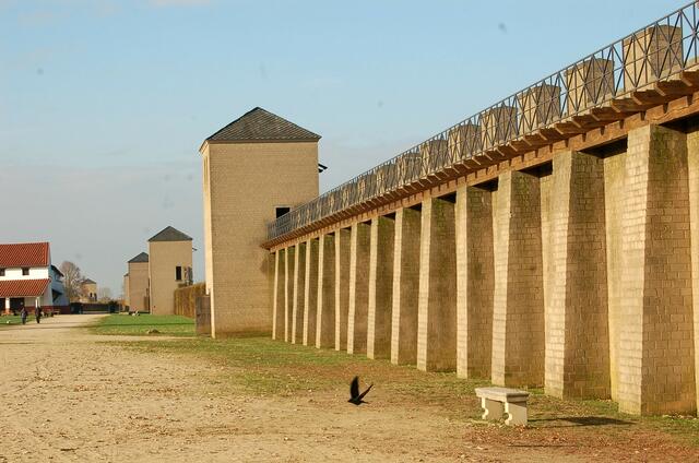 Stadtmauer, sie hielt dem Ansturm der Franken nicht stand