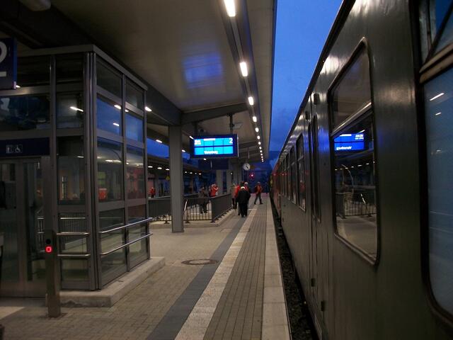 Abendstimmung kurz vor der Rückfahrt