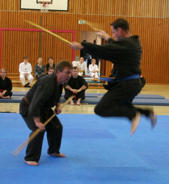 harte Fights beim Bo-Jitsu