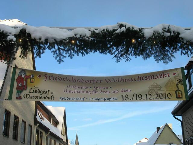 Winterlicher Weihnachtsmarkt in Friedrichsdorf