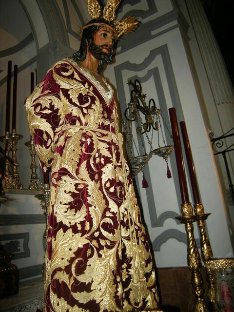 Prunk-Jesu in Malaga.