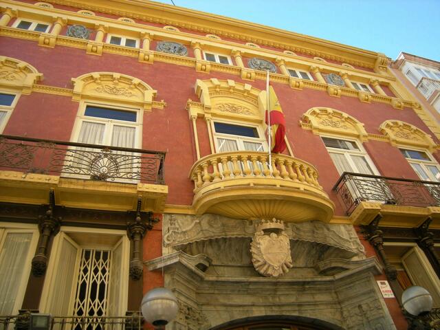 Fassade in Cartagena.