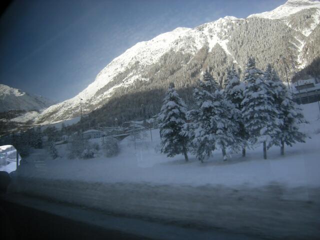 Rückfahrt durch das sonnige Italien.