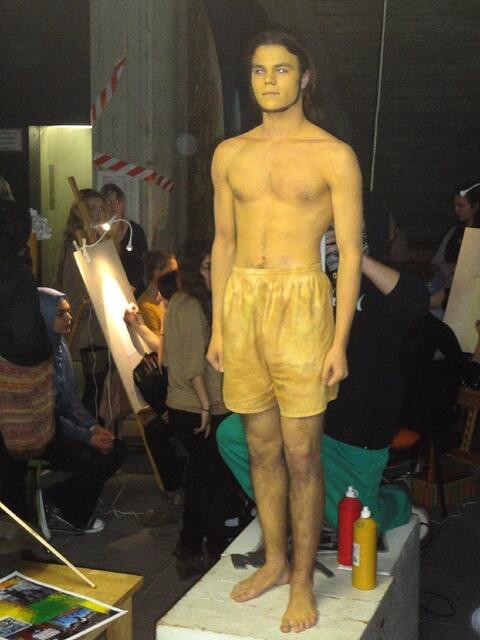 der Kouros, ein Grieche