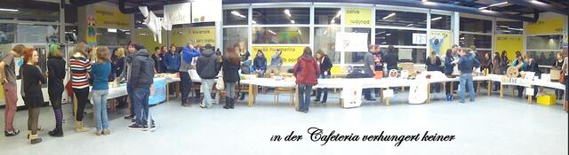 Panoramabild der Caféteria