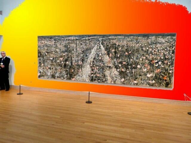 1996: Böhmen liegt am Meer - Anselm KIEFER Schinken im MOMA NYC. Kritk zu AK siehe Artikeltext. a&s-p.BILD werner hahn.