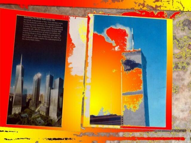 TERROR-anschlag & NEU-Planung (links) - performance-malerei werner hahn. 24-12-11.