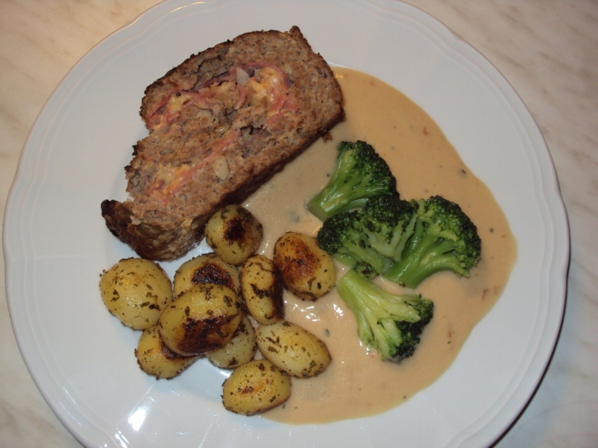 Gefüllter Hackbraten á la Cordon Bleu - Lehrte