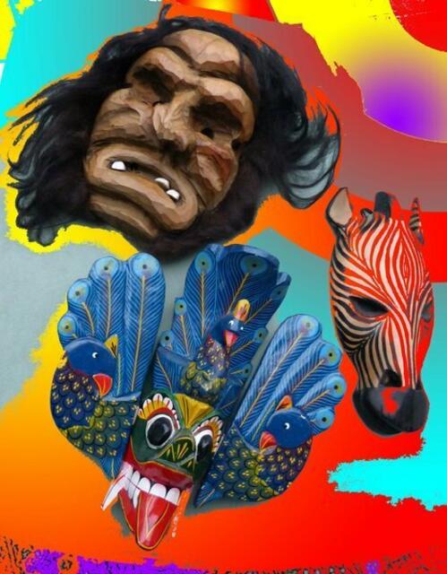 Aus wernerhahns MASK-Sammlung. ars evolutoria performance sfumatage/transportage - 26/12/2011.