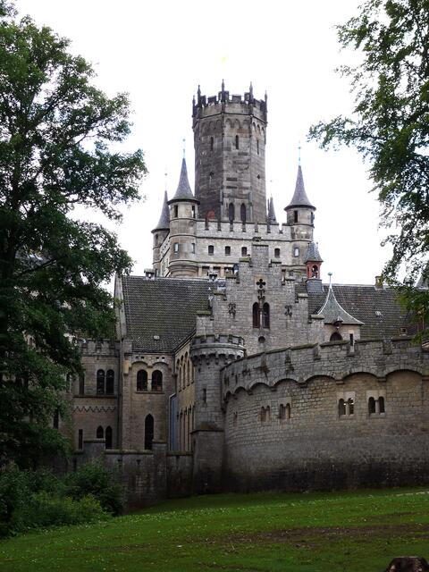 Das Schloss Marienburg.