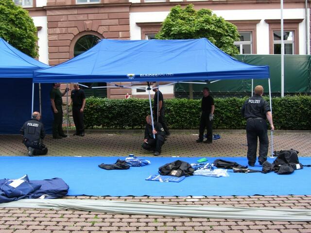 Aufbau bei der Bundespolizei (08.06.2011)