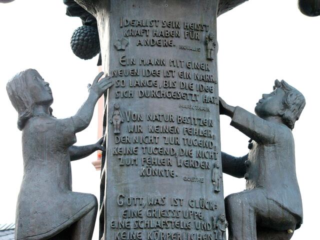 Ein Mann mit einer neuen Idee ist ein Narr, so lange bis die Idee sich durchgesetzt hat (Mark Twain). Von Natur aus besitzen wir keinen Fehler, der nicht zur Tugend, keine Tugend, die nicht zum Fehler werden könnte (GOETHE).