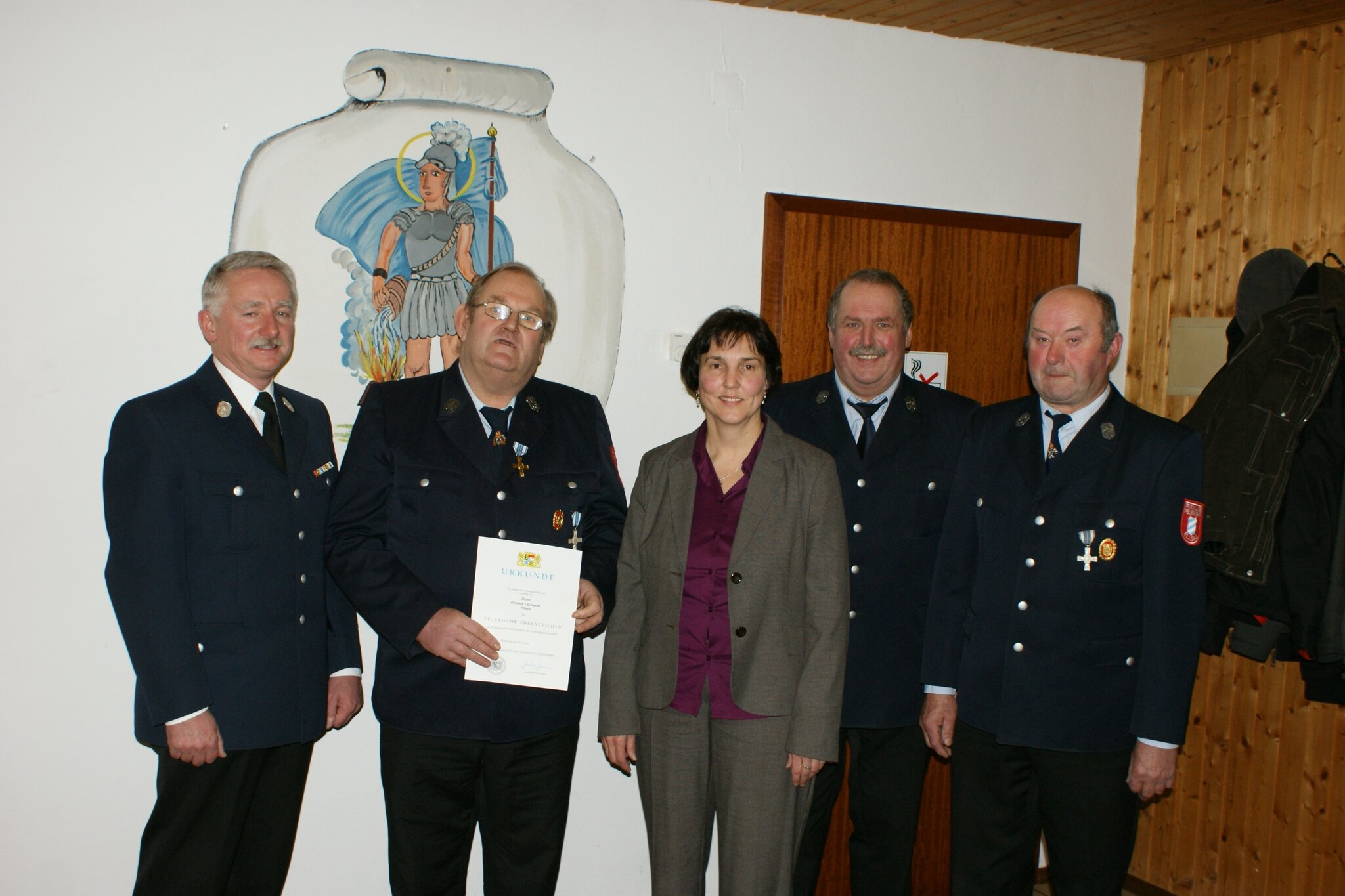 Besondere Ehrung für Heinrich Uffelmann Ellgau