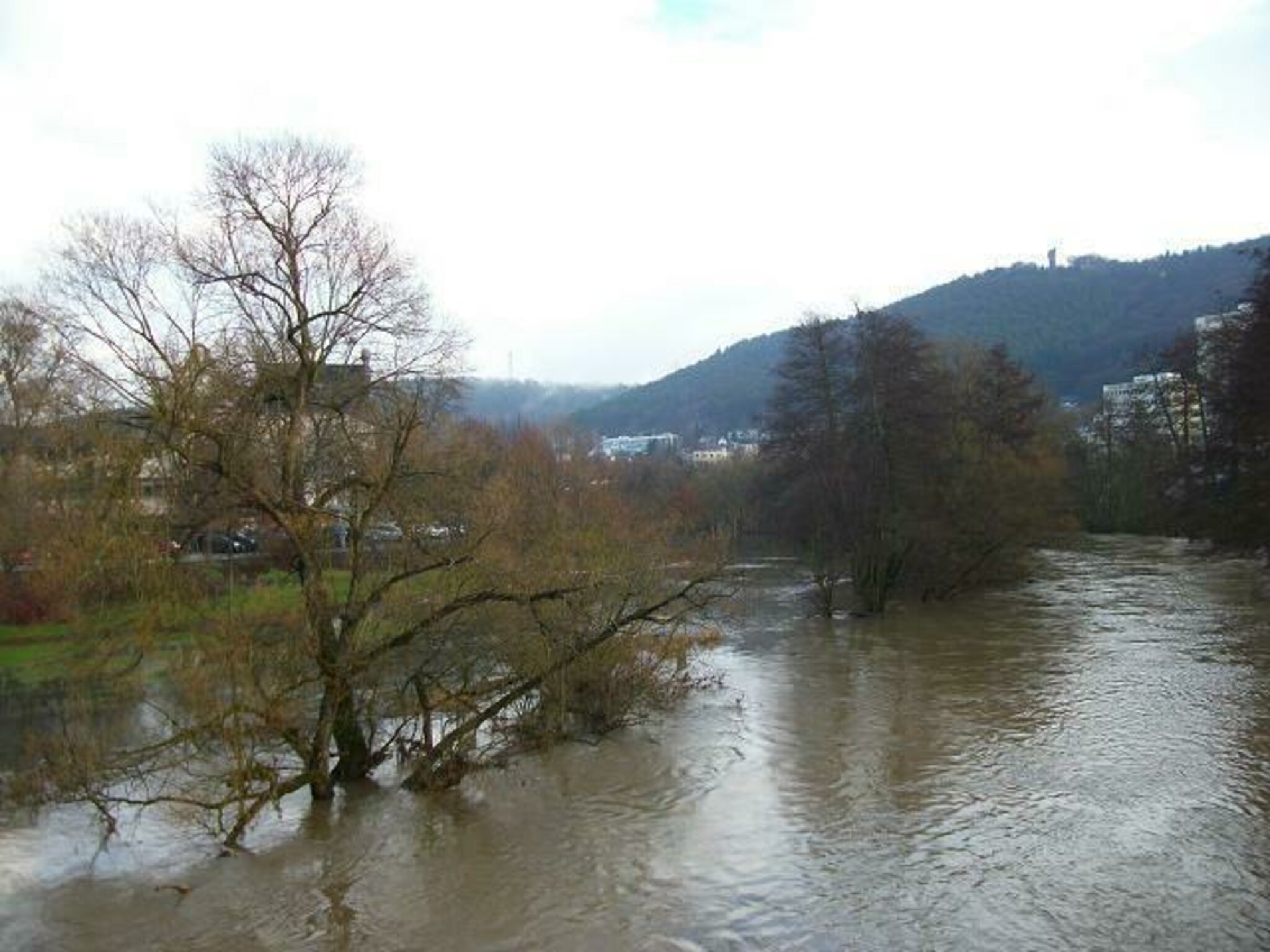 Hochwasser in Marburg an der Lahn 23. Januar 2012 Marburg