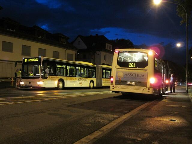 Bus-Ersatzhaltestelle in Bommersheim (19.06.2011)