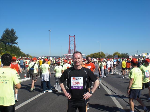 Rückblick: Vor dem Start beim Lissabon-Halbmarathon 2011