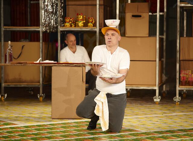 Starke Kellner-Einlage von Klaus Müller. (Foto: Nik Schölzel) | Foto: ©Nik Schölzel