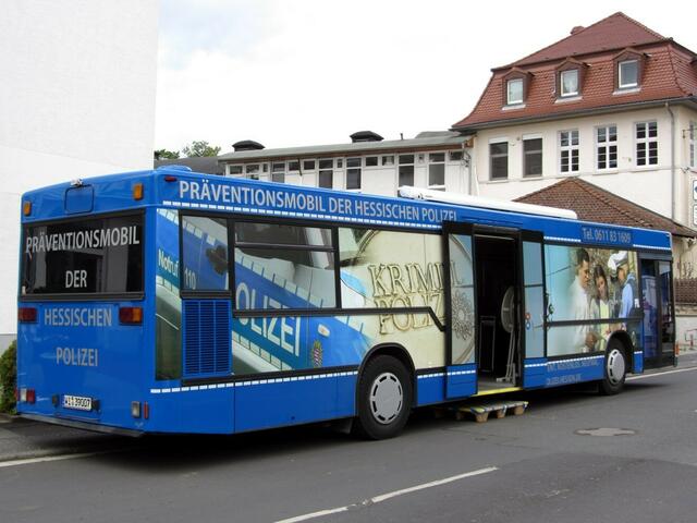 Präventionsmobil der hessischen Polizei