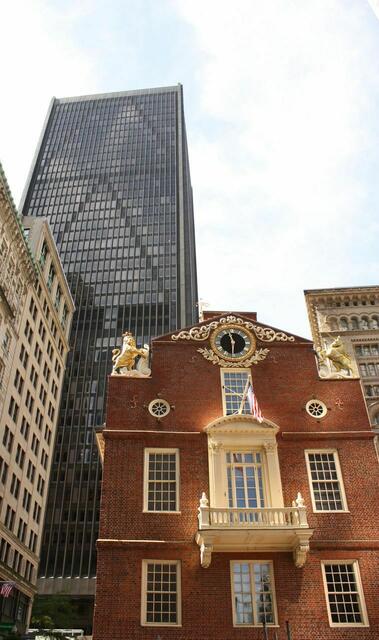 Unterschiedlichste Stile - von ganz alt bis ganz neu - Boston, Sommer 2011