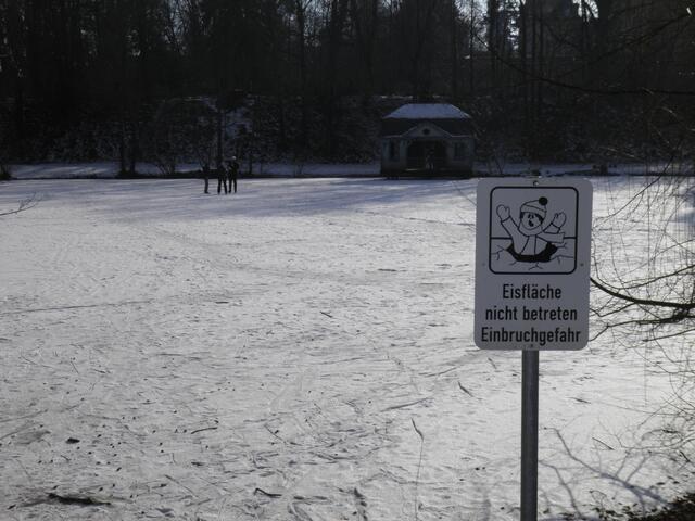 ignoriertes Warnschild