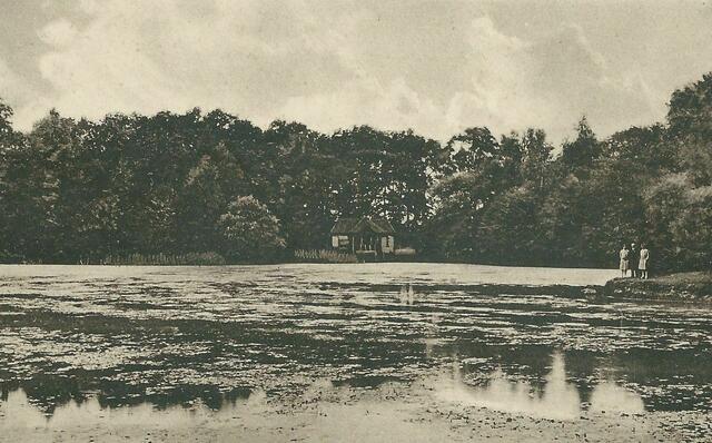 Teich auf dem Anstaltsgelände, um 1930