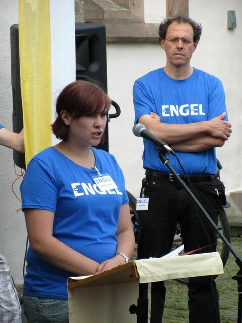 Engel beim Eröffnungsgottesdienst
