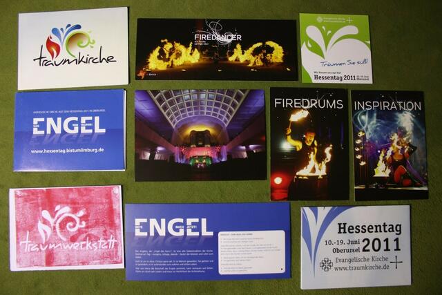 Beim Hessentag 2011 erhaltene Materialien