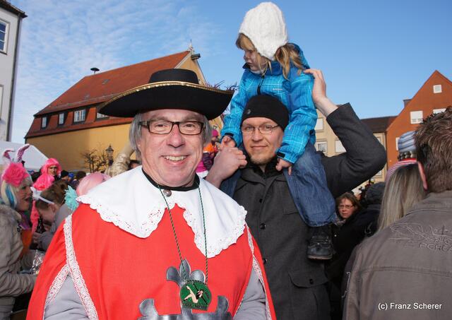 Friedberger Faschingsdienstag 2012 - Friedbergs Bürgermeister Dr. Peter Bergmair