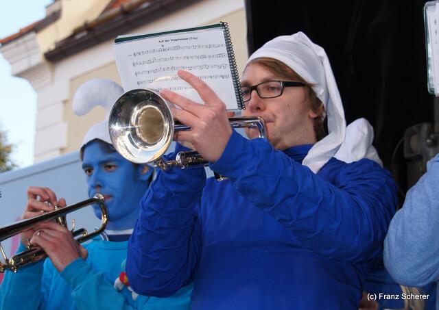 Friedberger Faschingsdienstag 2012 - Städtische Jugendkapelle Friedberg