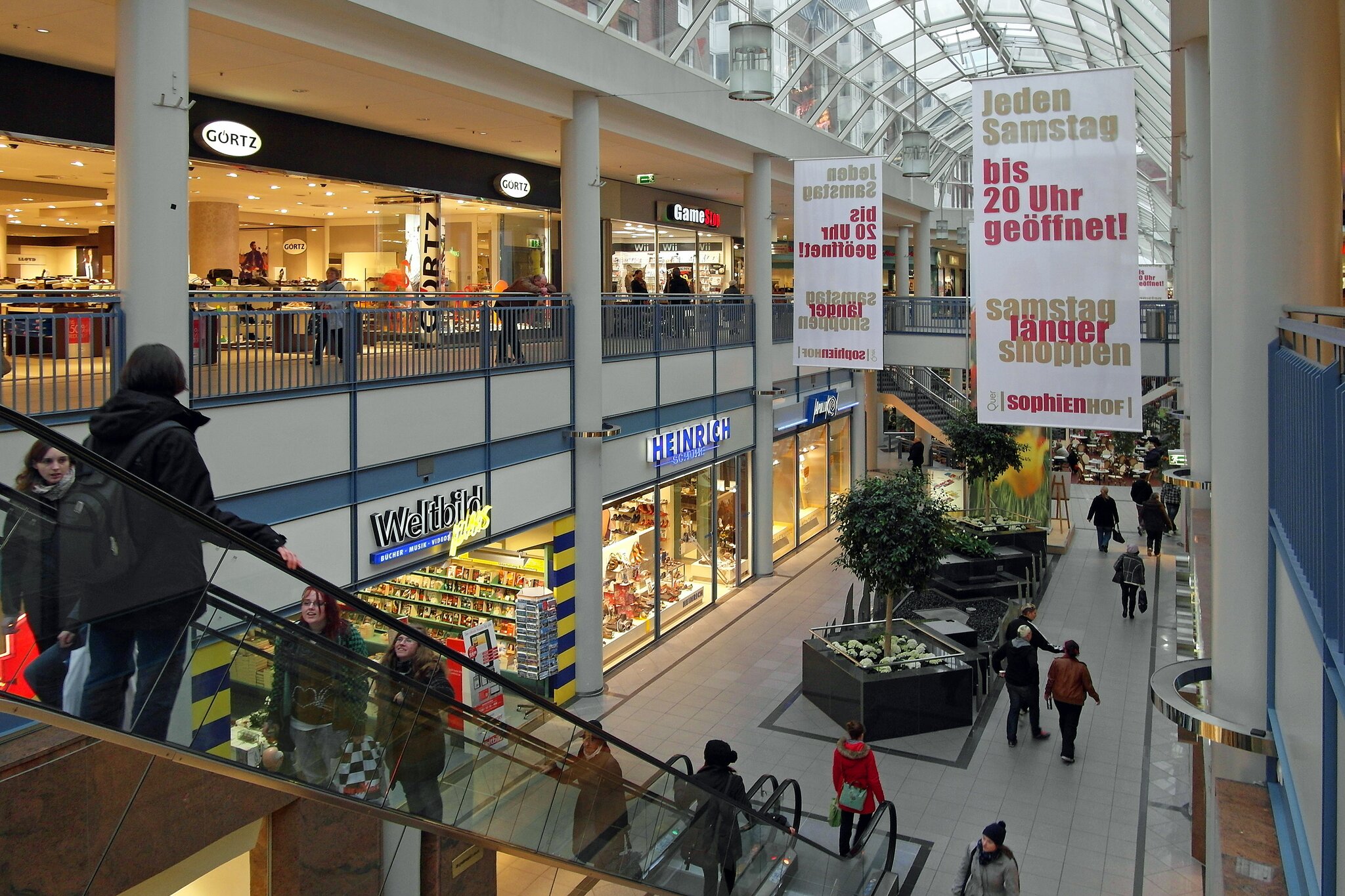 In Kiel Der Sophienhof vor der geplanten Umgestaltung Kiel