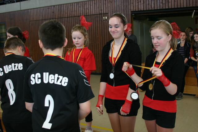 Ehrung des SC Uetze als 3. Platzierter